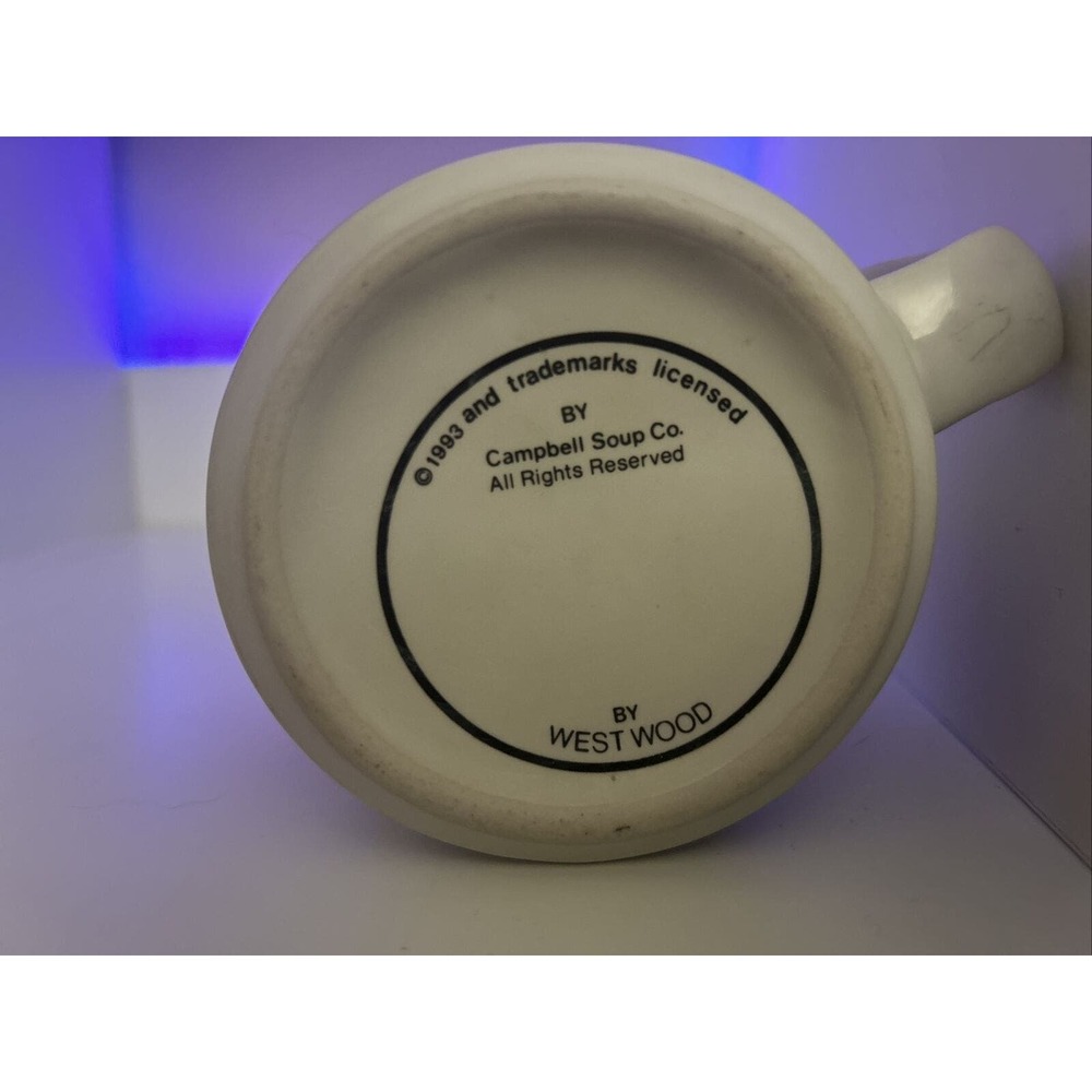 Vintage 1989 Westwood Campbells Homestyle 14 oz Soup Coffee Mug Cup Mm! Mm! Good - Picture 4 of 5
